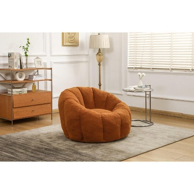 Grungis Faux Fur Bean Bag Chair,Beanbag Chair,Oversized Memory Foam Lounge Sofa,Comfy Couch for Living Room Bedroom