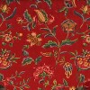 RLF Home Norwell Ruffled Cornice  100% Cotton with Fully Lined 3" Rod Pocket Valnance for Windows 50" x 17" Red - 4 of 4