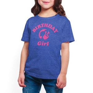 Girls' - Barbie - Birthday Girl Short Sleeve Graphic T-Shirt - 1 of 4