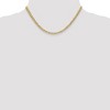 Black Bow Jewelry 4.3mm, 14K Yellow Gold, Hollow Curb Link Chain Necklace - 2 of 4