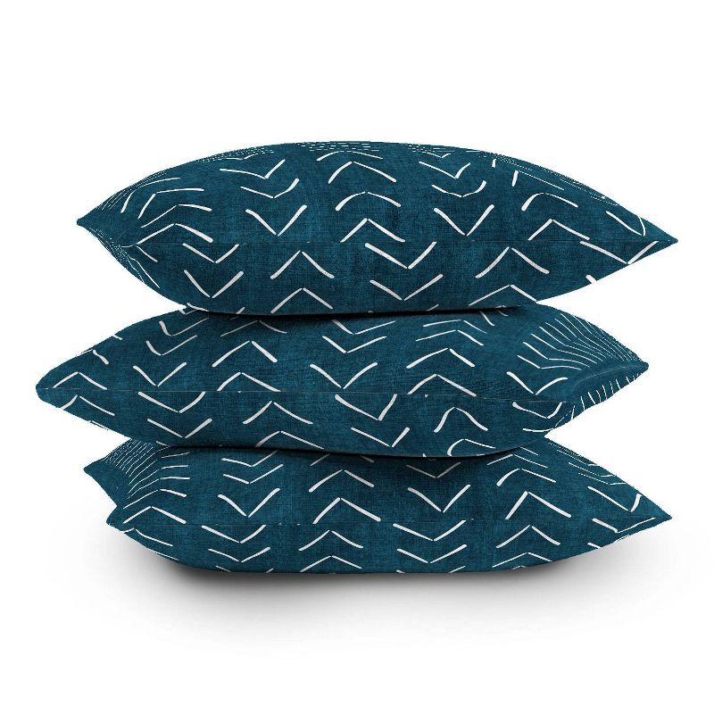 16&#34;x16&#34; Becky Bailey Mud Cloth Big Arrows Square Throw Pillow Teal - Deny Designs, 5 of 6
