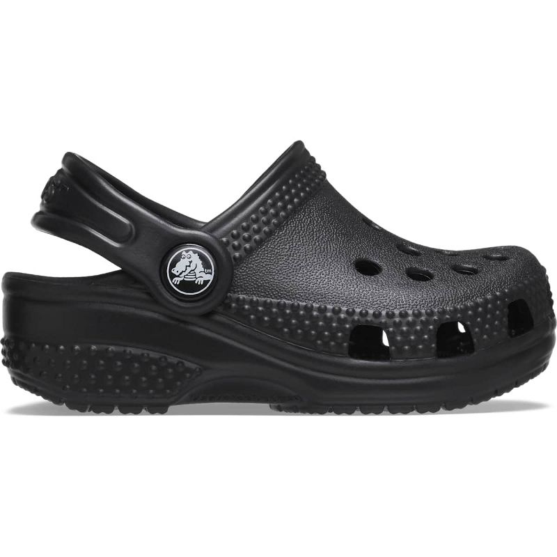 Crocs Infant Littles Clogs Baby Shoes, Black, C2/3