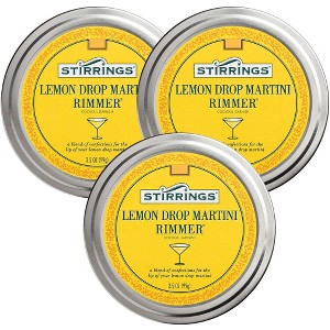 Stirrings Lemon Drop Cocktail Rimmer - Easy to Rim a Glass - Specialty Sugar and Salt Drink Rimmers - 1 of 4