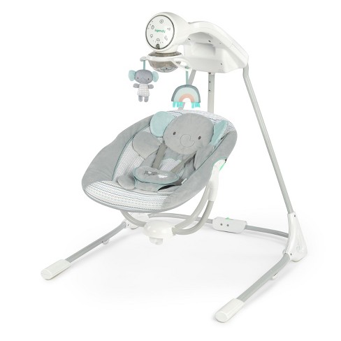 Foldable Electric Baby Swing Rocker, Music, Bluetooth, Multiple Speeds