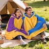 Tirrinia Yello Blue Oversized Hoodie Blanket Sweatshirt for Men Women Youth Wearable Fleece Pullover, Gifts for Man Woman Girl Boy - 4 of 4