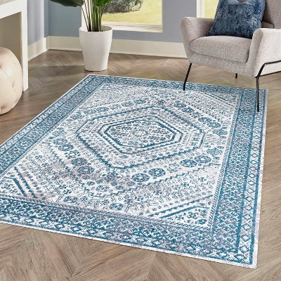 Boho Cottage Medallion Area Rug - JONATHAN Y