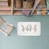 Stupell Industries Minimal Happy Easter Bunnies Printed Anti-Fatigue Floor Mat, design by Leah Straatsma, 30"x18" - 4 of 4