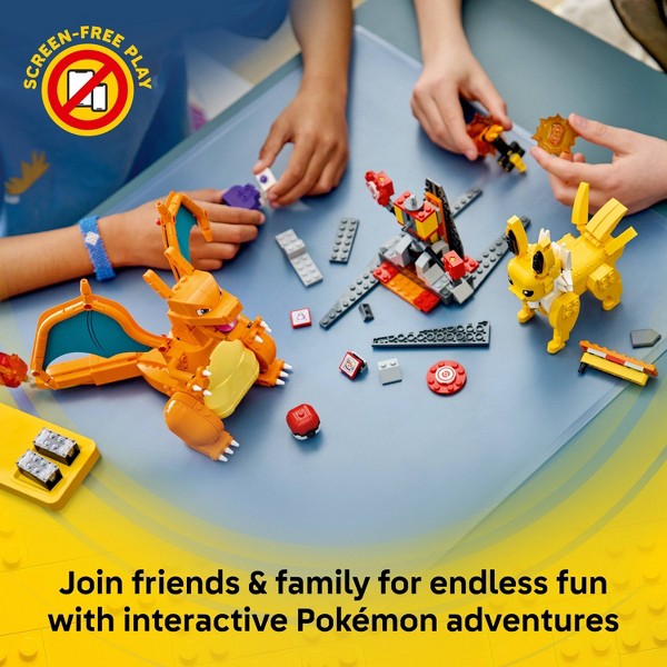 LEGO Pokémon SMART Play: Batalla Definitiva Charizard vs. Jolteon 72167 6