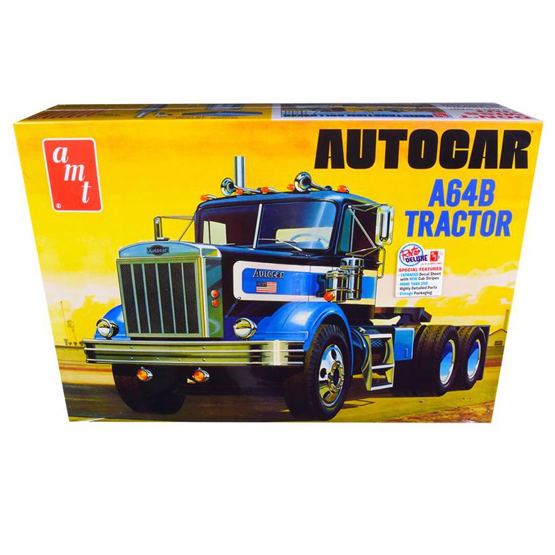 Skill 3 Model Kit Autocar A64B Tractor 1/25 Scale Model by AMT, 1 of 5