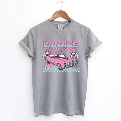 Simply Sage Market Women's Vintage Rider's Club Short Sleeve Garment Dyed Tee