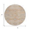 Copper And Gray Aztec Washable Indoor Outdoor Area Rug - 3 of 4