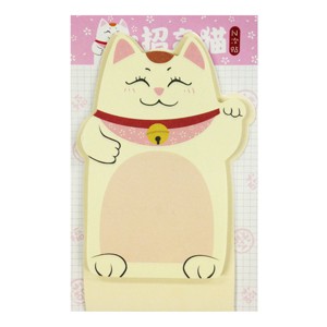 Wrapables Fortune Cat Memo Bookmark Sticky Notes (Set of 2) - 1 of 4