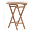 vidaXL Garden Table Teak Brown Solid Teak Wood 23.6x23.6x29.5 in - 4 of 4