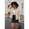 Women Knit Cardigan Sweaters Fall Fashion Long Sleeve Open Front Button Down Trendy Casual Jacket Winter Clothes - 2 of 4