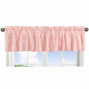 Sweet Jojo Designs Window Valance Treatment 54in. Rose Pink