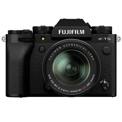 Fujifilm X-T5 Mirrorless Camera with XF18-55mmF2.8-4 R LM OIS Lens (Black)