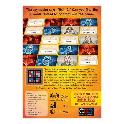 Codenames Board Game Target