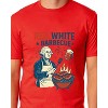 Red White Barbeque Men's George Washington 4th of July Funny T-Shirt - 3 of 4