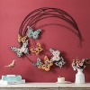 LuxenHome Metal Butterflies Moon Wall Decor, Indoor and Outdoor Decoration Black - image 4 of 4