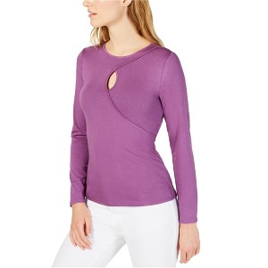 Vince Camuto Womens Keyhole Pullover Blouse - 1 of 1