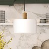 Hudson and Canal 10" Wide Pendant with Glass Shade - 2 of 4