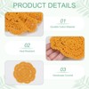 Unique Bargains Round Handmade Crochet Cotton Cup Coaster Placemats Home Decoration - 2 of 4