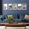Americanflat 11x17 Picture Frame with Polished Plexiglass - Set of 5 - Use as 9x15 Frame with Mat or 11x17 Frame Without Mat - Natural Oak - 2 of 4