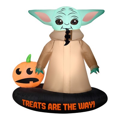 National Tree Company 6.5' Halloween Star Wars Mandalorian Inflatable Decoration