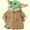 Men's Star Wars: The Mandalorian Grogu Big Coat Portrait T-Shirt - 2 of 4