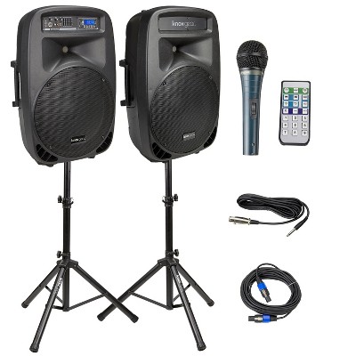 Knox Gear Active Loudspeaker Combo Set with USB and Bluetooth