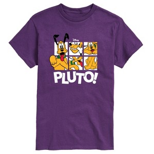 Men's - Disney - Pluto Grid Short Sleeve Graphic T-Shirt - 1 of 3