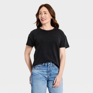 Playera de Manga Corta Tipo Boyfriend para Mujer - Universal Thread™