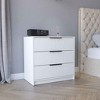 NicBex 3 Drawers Dresser for Bedroom,Modern Style Wooden Drawers with Black Handle,Dressers for Kids Room,Living Room,Entry and Hallway - 2 of 4
