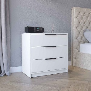 NicBex 3 Drawers Dresser Chests of Drawers with Superior Top Closet Organizers and Storage Tall Dresser for Bedroom, Living Room, Hallway - 1 of 4
