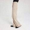 Women's Pull-On Linen Like Straight Leg Pants - A New Day™ - 4 of 4