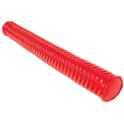 Kemp Pool Noodle - Kids & Adult Swimming Pool Floats - 3.5' UV-Resistant, Non-Slip Ribbed Texture RED