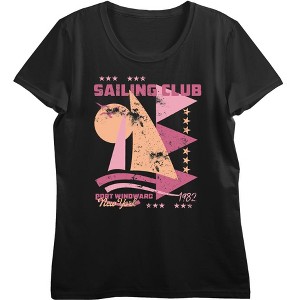 Sailing Club Vintage-Inspired Adult Crew Neck Short Sleeve Tee - 1 of 3