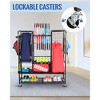 ZACHVO Tennis Equipment Storage Rack - Organizer for Rackets, Balls & Bags for Garage, Club or School - 4 of 4