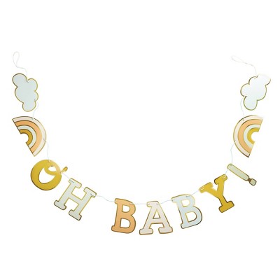 oh Baby' Banner Pastel - Spritz™ : Target