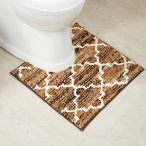 Savio Collection 100% Micro Polyester Bath Rug - Better Trends - 1 of 4