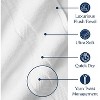 Delara Organic Cotton Luxuriously Plush Bath Sheet, GOTS & Oeko-TEX Certified, Soft, Quick Dry & Ultra-Absorbent 36"x70" - 4 of 4