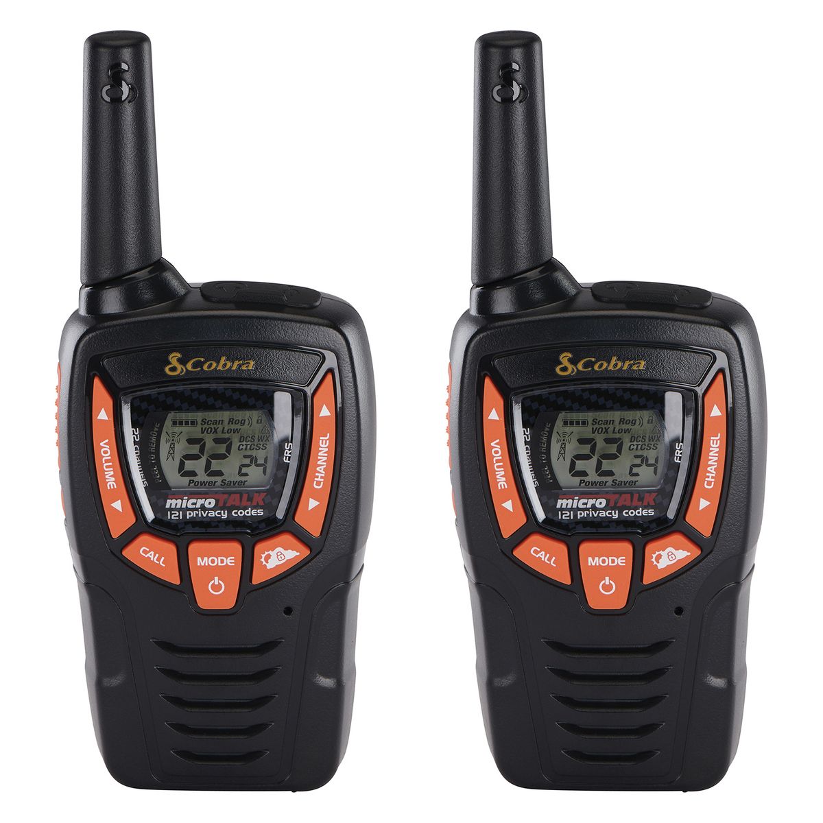 Cobra® ACXT345 Weather Resistant 25-Mile Range 2-Way Radio, 2 Count - thumbnail 5