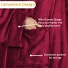 Catalonia Adult Wearable Fleece Blanket Snuggie, Super Soft Cozy Mink Micro Plush Wrap Throws Blanket Robe, Gift for Woman Man - 4 of 4