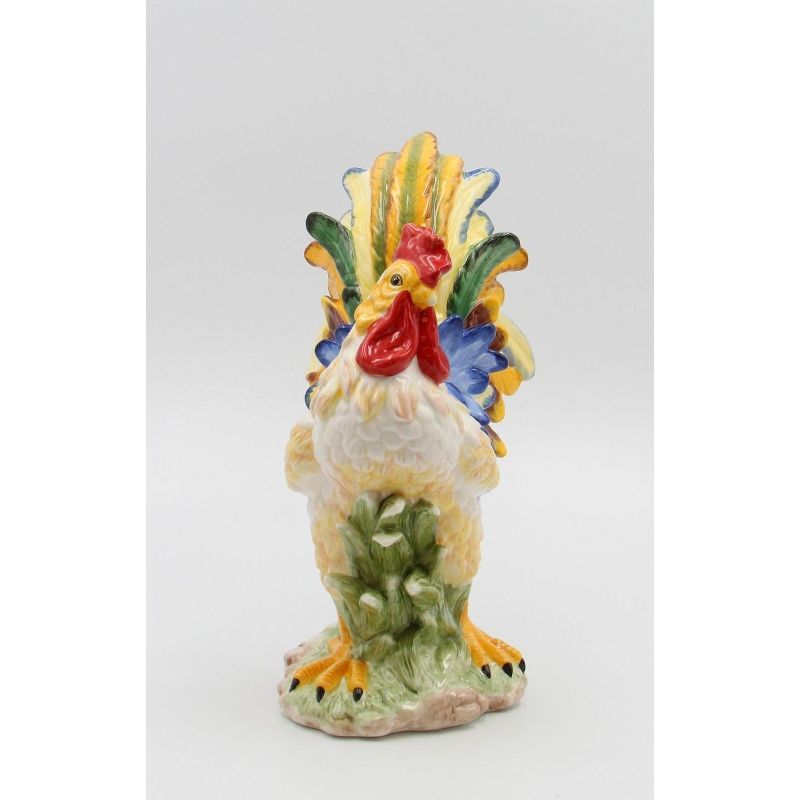 Kevins Gift Shoppe Ceramic Blue Rooster Figurine, 3 of 7