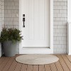 Colonial Mills Ibiza Woven Chevron Doormats - Stone 65” x 65” - 2 of 3