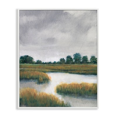 Stupell Industries Cloudy Rural Marsh Landscape, 11" x 14"