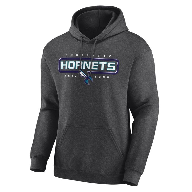 NBA Charlotte Hornets Men&#39;s Fadeaway Jumper Hooded Sweatshirt, 2 of 4