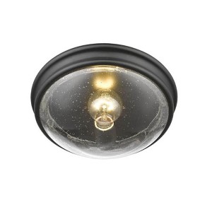 Millennium Lighting 1 - Light Flush Mount in  Matte Black - 1 of 4