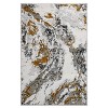 Luxe Weavers Abstract Marble Indoor Area Rug - 2 of 4