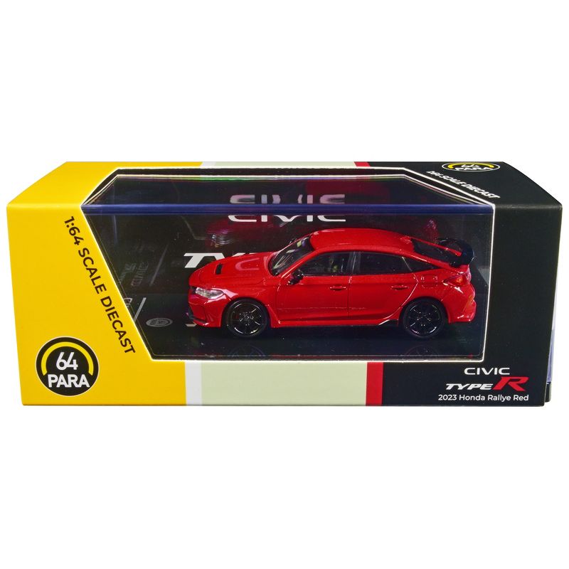 2023 Honda Civic Type R FL5 Rallye Red 1/64 Diecast Model Car by Paragon Models, 1 of 4